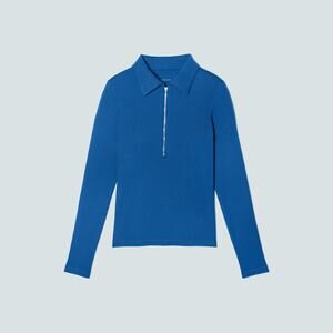 Everlane The Super-Soft Zip Polo - XS